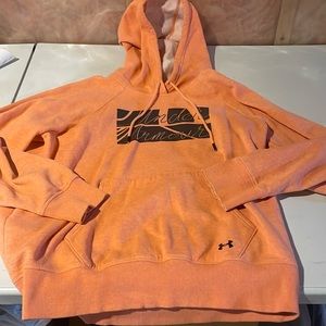 Under Armour  orange woman’s hoodie sweater  medium
